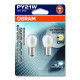 Автолампа ук. OSRAM 7507DC-02B Diadem Chrome P21W 12V BAU15s 10X2 Blister