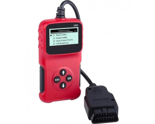 Автосканер діагностичний No Brand CarD V309 OBD-2 сканер несправностей автомобіля (RD050707) Автосканер діагностичний No Brand CarD V309 OBD-2 сканер несправностей автомобіля (RD050707)