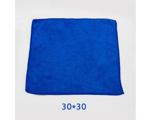 Набір мікрофібри двосторонньої Blur 30х30 см 10 шт Синій (С050527-10)