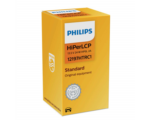 Автолампа PHILIPS 12197HTRC1 HiPerLCP 24W 13,5V HPSL 2A Автолампа PHILIPS 12197HTRC1 HiPerLCP 24W 13,5V HPSL 2A