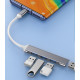 Адаптер Перехідник GT Type-C 3.1 на USB 3.0 для MacBook iMac Bodasan black (W050721)