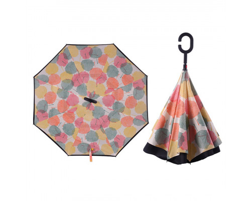 Розумна парасолька Lesko Up-Brella Кленовий лист Чорний (2907-10000) Розумна парасолька Lesko Up-Brella Кленовий лист Чорний (2907-10000)