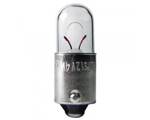 Автолампа ук. PHILIPS 12929CP T4W 12V 4W BA9s Автолампа ук. PHILIPS 12929CP T4W 12V 4W BA9s