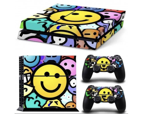 Наклейка PS4 Fat вінілова наклейка Choice для Sony PlayStation PS4 Fat DualShock 4 Smile Наклейка PS4 Fat вінілова наклейка Choice для Sony PlayStation PS4 Fat DualShock 4 Smile