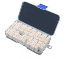 Конектори для проводів PW СН-2 клеми 0.2-2.5 мм² 26 шт Білий (C051299)