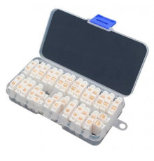 Конектори для проводів PW СН-2 клеми 0.2-2.5 мм² 26 шт Білий (C051299)