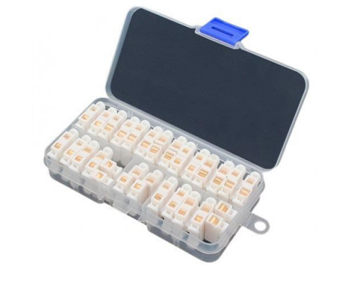 Конектори для проводів PW СН-2 клеми 0.2-2.5 мм² 26 шт Білий (C051299)