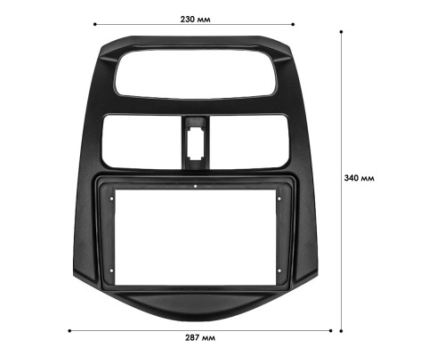 Рамка Lesko 9" Spark M300 10-13 Matiz Creative M300 09-11 Ravon R2 16-20 Holden Barina Spark MJ 10-12 (F-6549)