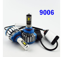 Комплект LED ламп TurboLed T1 HB4 6000K 50W 12/24v CanBus з активним охолодженням