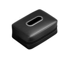 Автомобільний органайзер для серветок Lesko 3109 Black