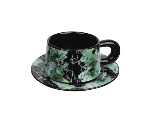 Кавовий набір Qinglan Ruomeng 250 мл Black-Green 13151-83891