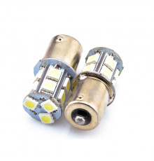 Світлодіодна лампа AllLight T25 13 діодів 5050 1156 BA15S 12V двоповерхова