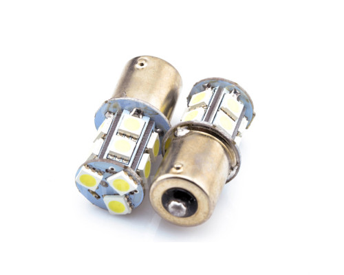 Світлодіодна лампа AllLight T25 13 діодів 5050 1156 BA15S 12V двоповерхова Світлодіодна лампа AllLight T25 13 діодів 5050 1156 BA15S 12V двоповерхова