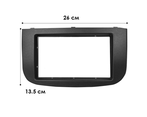 Перехідна рамка 7 Lesko 2 DIN Mitsubishi Colt 2008-2012 (5085) Перехідна рамка 7 Lesko 2 DIN Mitsubishi Colt 2008-2012 (5085)