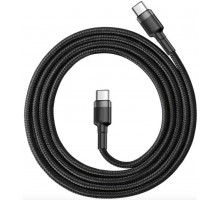 Кабель Type-C to Type-C BASEUS для синхронізації та заряджання Android / MacBoock 50 см Чорний