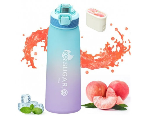 Пляшка для води СМ пластикова 1000 мл Синьо-фіолетовий (С051408)