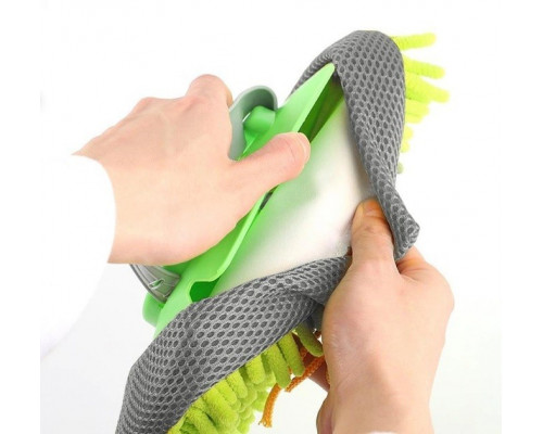 Щітка швабра Psheko з телескопічною ручкою для миття авто Зелена (К3050615)