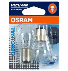 Автолампа ук. OSRAM 7225-02B P21/4W 12V 21/4W BAZ15d 10X2 Blister