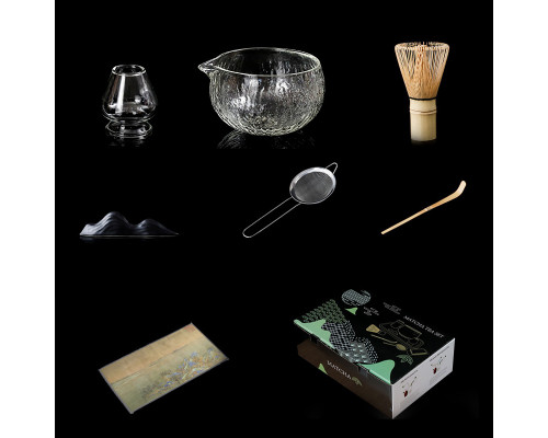 Набір для приготування чаю матчу Mavanto 5465 7 предметів Прозорий (12714-81136)