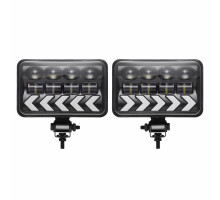Комплект світлодіодних фар AllLight JR-5-40W ближнє/дальнє з DRL та поворотником (2 шт)