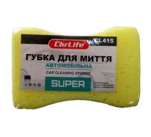 Губка CARLIFE Super з великими порами 195x130x70mm, жовта CL-415