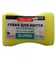 Губка CARLIFE Super з великими порами 195x130x70mm, жовта CL-415