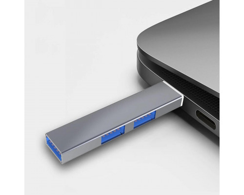 Адаптер перехідник GT Type-C 3.1 на USB 3.0 Темно-сірий (С051249)