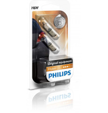 Автолампа ук. PHILIPS 12036 BLI2 H6W 12V 6W BAX9s 2 штуки на блістері