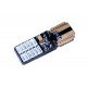 Світлодіодна лампа AllLight T10 24 діода 4014 W2,1x9,5d 12V BLUE + обманка та драйвер