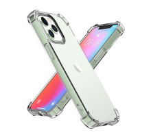 Силіконовий протиударний чохол панель + скло 9Н на Iphone 13 Pro Case із захистом камери прозорий (543443253455)