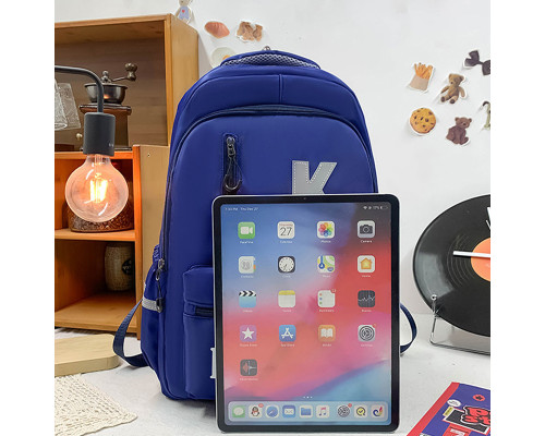 Рюкзак підлітковий No Brand 5504 20-35 л Blue 13084-84506