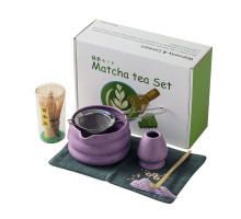 Набір для приготування чаю матчу No Brand Matcha SD5458 Purple 7 предметів 13273-85689
