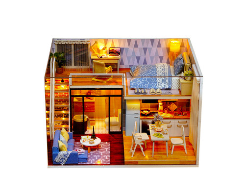 Ляльковий будинок конструктор DIY Cute Room L-023 Таунхаус 3D (5793-19401)