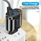 Зарядний пристрій Mirrow 3 USB Type-C Super Charge/Quick Charge 3.0 5V/2.4A Black (355621451)