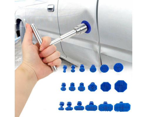 Набір для видалення вм'ятин на автомобілі CARP з грибками 18 шт Сріблястий (C051049)