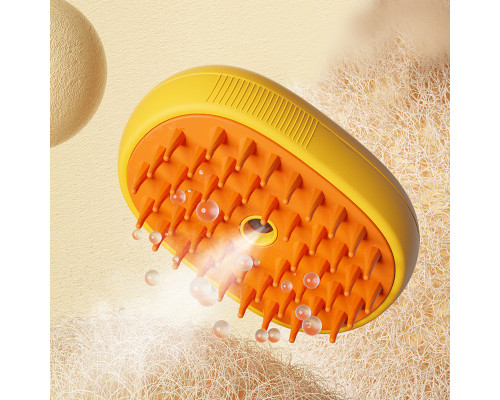 Гребінець для чищення та видалення вовни Taotaopets 0910006 Yellow 13174-84407