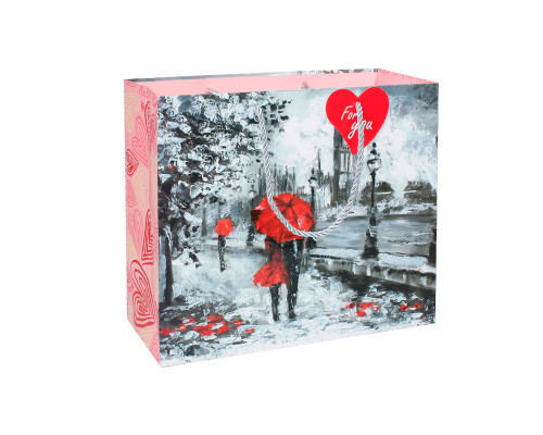 Подарунковий пакет PPW PAPER Lesko ZD010-3 Two Lovers Big Подарунковий пакет PPW PAPER Lesko ZD010-3 Two Lovers Big