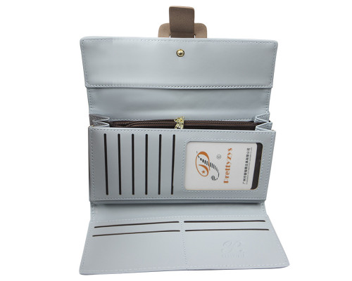 Жіночий гаманець Prettyzys PT18-989 19х10,5 см Блакитний 13183-83835