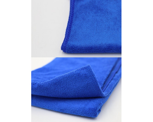 Набір мікрофібри двосторонньої iBlue 30х30 см 5 шт Синій (С050527-5)