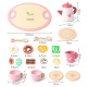 Дитячий набір посуду Lesko ZW-00255 Spain Tea set combination Love Style
