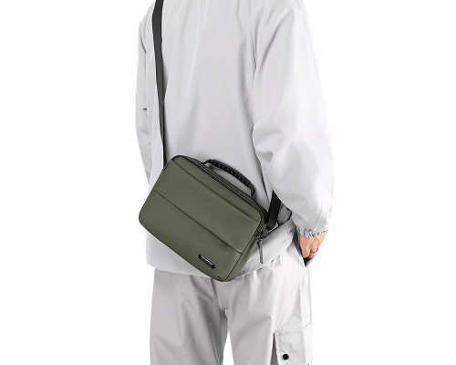 Сумка-месенджер No Brand 087-1 20х27х11 см Green 11988-85734