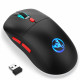 Миша бездротова з акумулятором та підсвіткою HXSJ T20 2,4G Hz Black