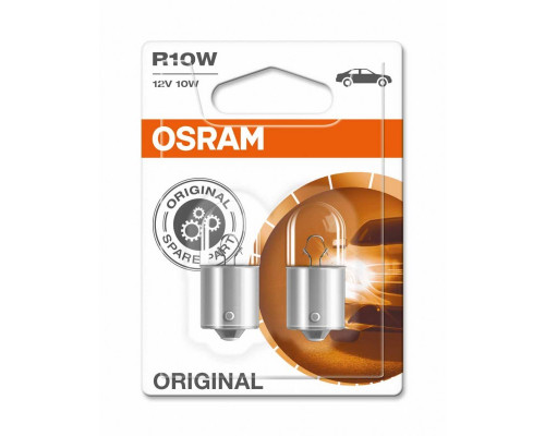 Автолампа ук. OSRAM 5008-02B R10W 12V BA15s 10X2 Blister Автолампа ук. OSRAM 5008-02B R10W 12V BA15s 10X2 Blister