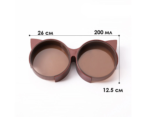 Миска Taotaopets 198807 для котів Burgundy (12478-76142) Миска Taotaopets 198807 для котів Burgundy (12478-76142)