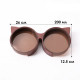 Миска Taotaopets 198807 для котів Burgundy (12478-76142)
