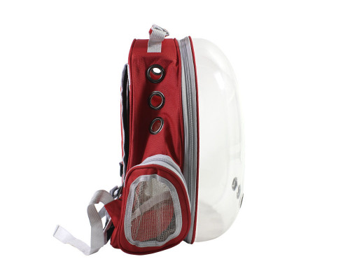 Рюкзак-перенесення Taotaopets 253304 Panoramic Red 35х25х42cm з ілюмінатором Рюкзак-перенесення Taotaopets 253304 Panoramic Red 35х25х42cm з ілюмінатором