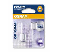 Автолампа ук. OSRAM 7511-02B P21W 24V BA15s 2X10 Blister