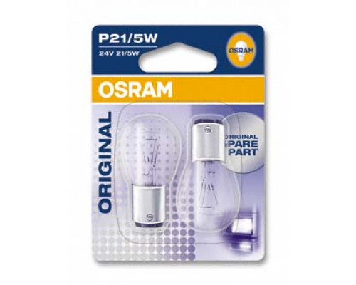Автолампа ук. OSRAM 7511-02B P21W 24V BA15s 2X10 Blister Автолампа ук. OSRAM 7511-02B P21W 24V BA15s 2X10 Blister