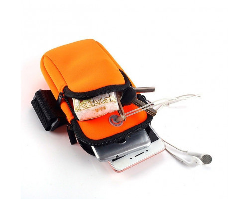 Сумка - чохол на руку JEEF з 2 кишенями Помаранчевий (57543565)