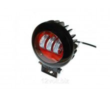 Світлодіодна фара AllLight 30W(B) 3chip spot 9-30V (RED)
